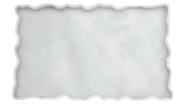 Molde de silicona Bandeja rectangular con borde irregular