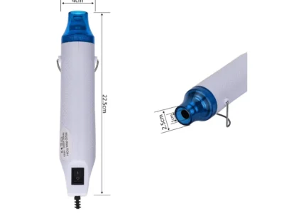 Diseño sin título (1) Pistola de Calor para Manualidades 300w - Pistola de Calor para Resina Epoxi y Velas - Pistola de aire 220v