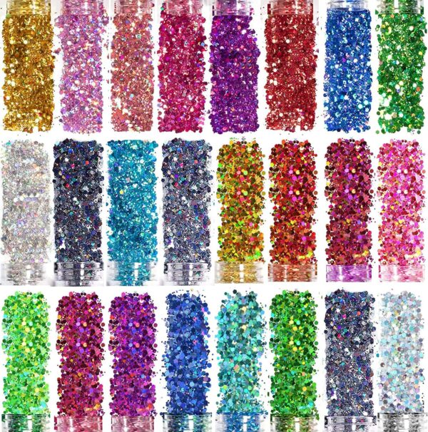 Glitter-ojo-de-hada-muestra- Glitter Ojo de Hada 20gr PLATA