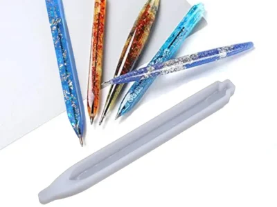Lapicera-cuadrada-muestra Molde de silicona lapicera estilo cuadrada