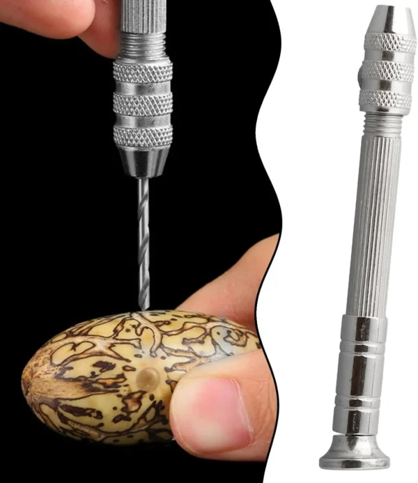 Mini Taladro - Torno Manual para Joyería en Resina Epoxi - Bijou con 4 mechas