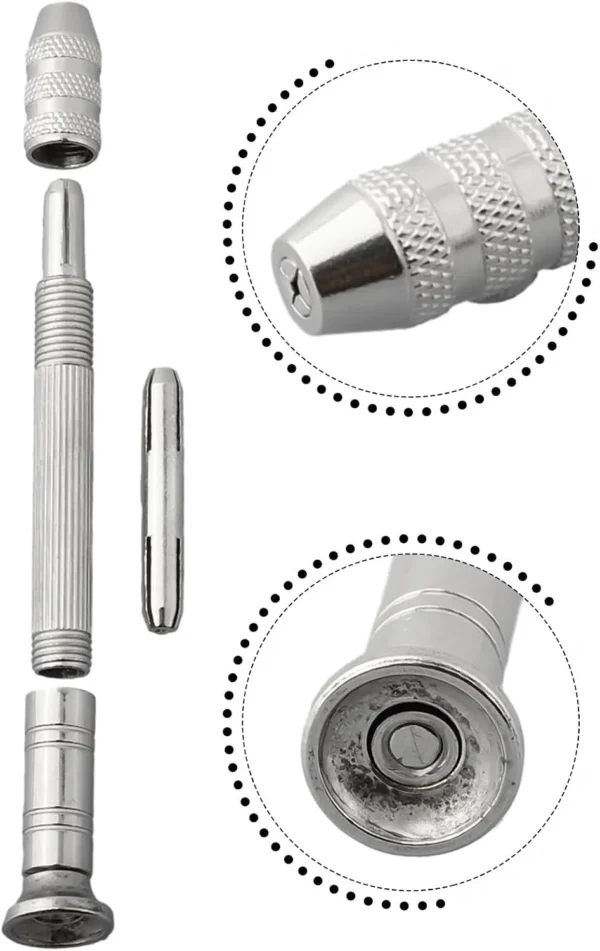 Mini Taladro - Torno Manual para Joyería en Resina Epoxi - Bijou con 4 mechas