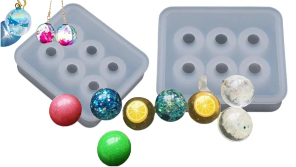 Molde de silicona bolitas x6