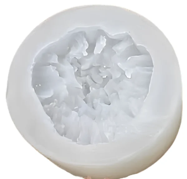 Molde de silicona para velas y yeso Flor Clavel grande