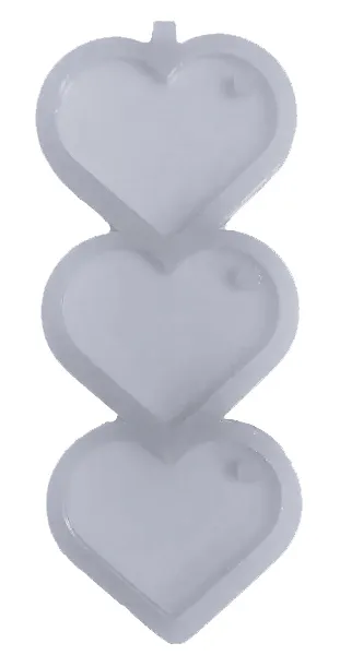 Molde de silicona CORAZÓN X3