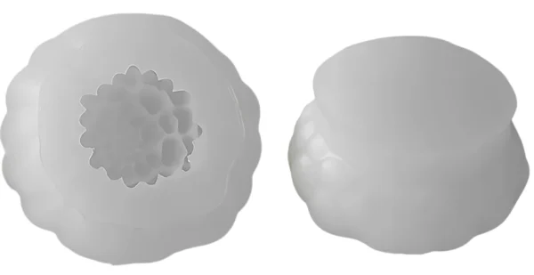 Molde de silicona para vela y yeso Flor Crisantemo grande