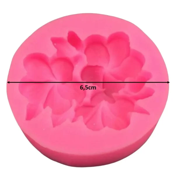 Molde de Silicona Flor Frangipani (Plumeria) para Resina, Velas, Yeso y Jabón Artesanal