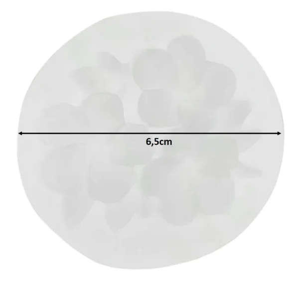 Molde de Silicona Flor Plumeria para Resina, Velas, Yeso y Jabón Artesanal