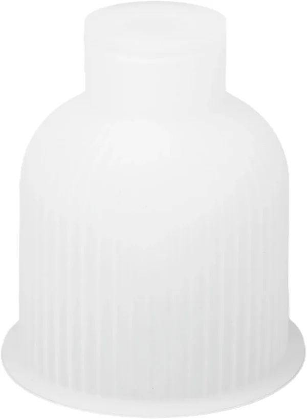 Molde de Silicona Florero Rayado Minimalista para Resina, Yeso y Cemento Creativo