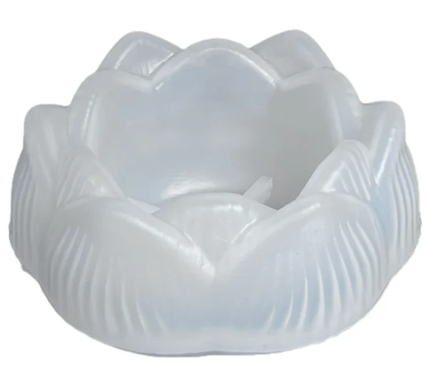 Molde de silicona porta vela flor de loto