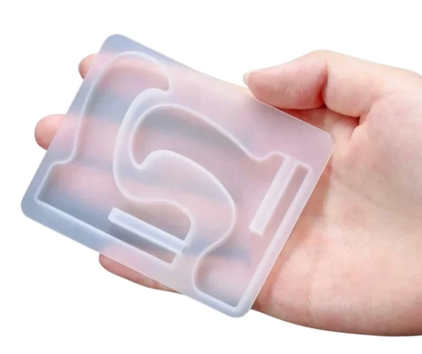 Molde de Silicona para Soporte de Celular y Porta Fotos para Resina Epoxi