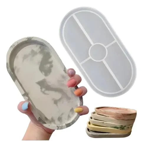 Molde de silicona bandeja ovalada lisa18 cm