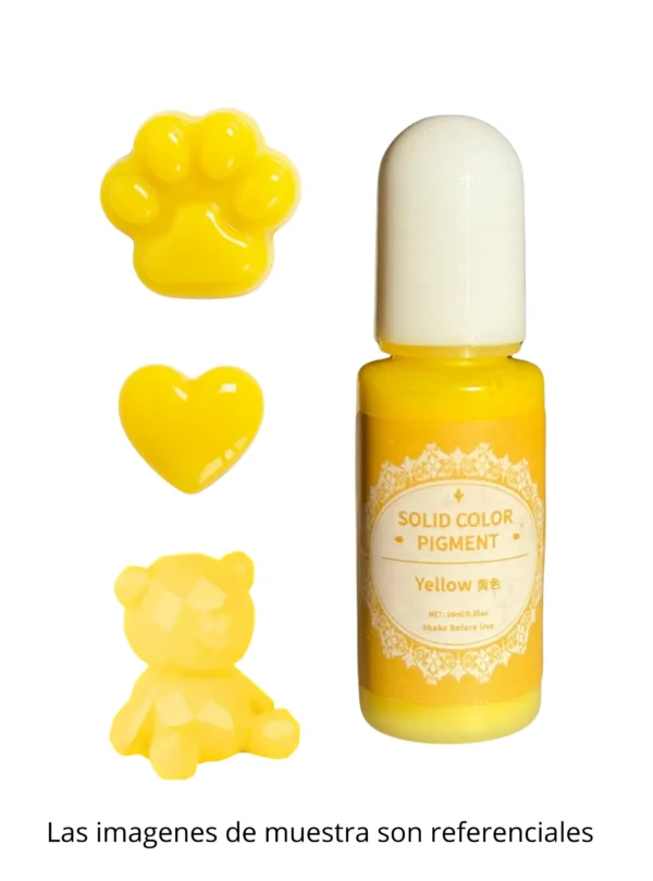 Pigmento Líquido de 10ml AMARILLO