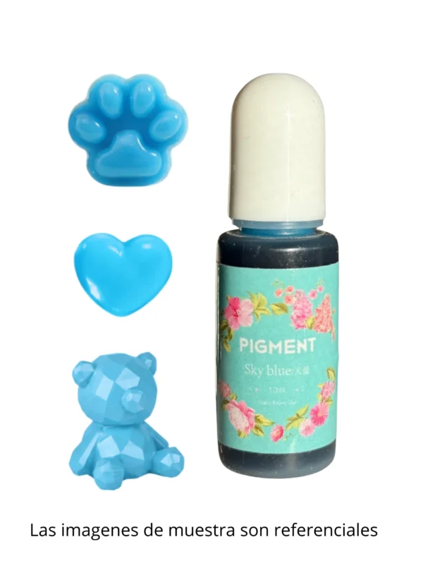Pigmento Líquido de 10ml AZUL CELESTE