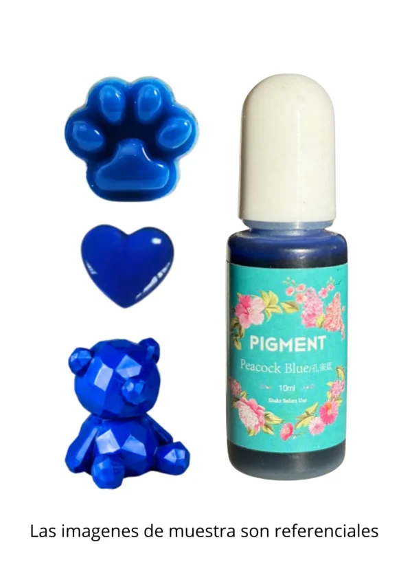 Pigmento Líquido de 10ml AZUL ELECTRICO
