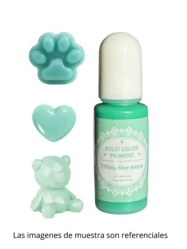 Pigmento Líquido de 10ml AZUL TIFFANY