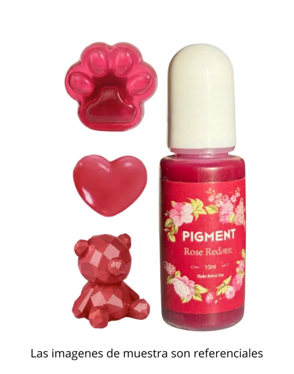 Pigmento Líquido de 10ml ROJO ROSA