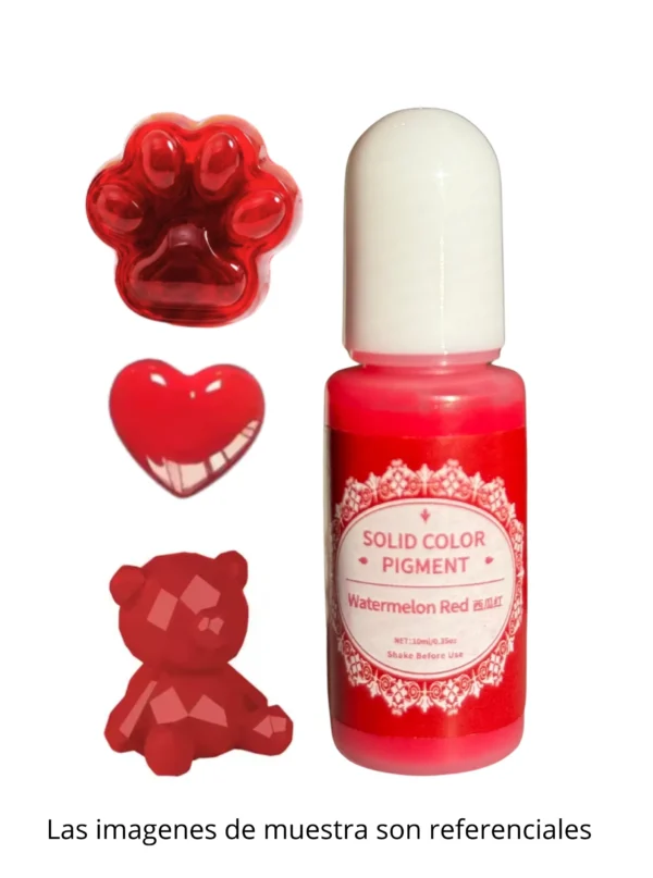 Pigmento Líquido de 10ml ROJO SANDIA