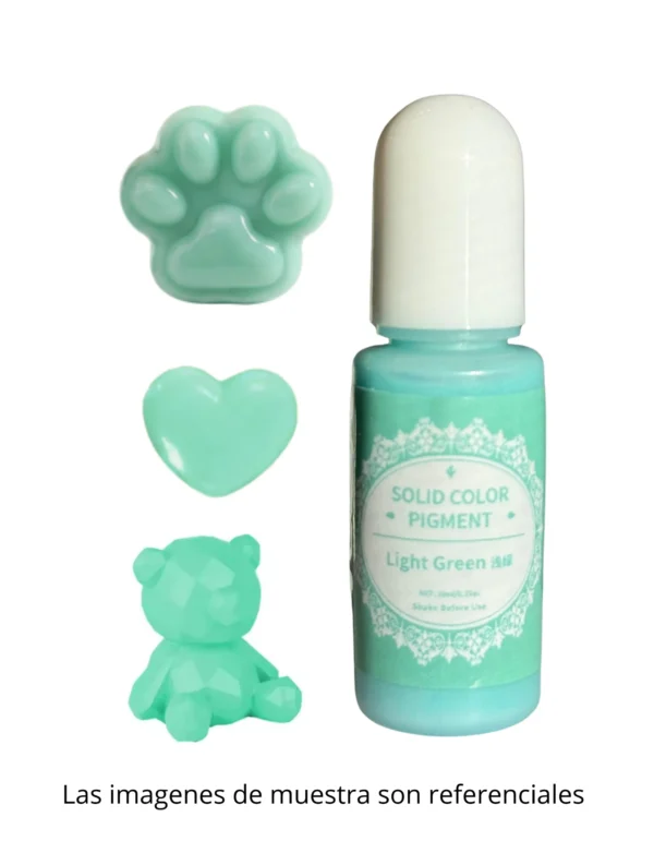 Pigmento Líquido de 10ml VERDE CLARO