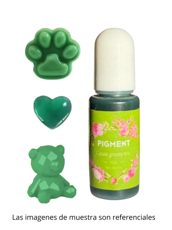 Pigmento Líquido de 10ml VERDE HIERBA