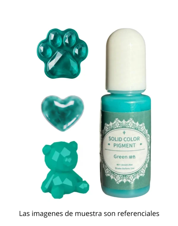 Pigmento Líquido de 10ml VERDE REAL