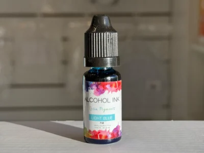 Pigmento-liquido-al-alcohol-10ml-azul-claro Pigmento Liquido al Alcohol de 10ml AZUL CLARO - Tinta al Alcohol para Resina Epoxi