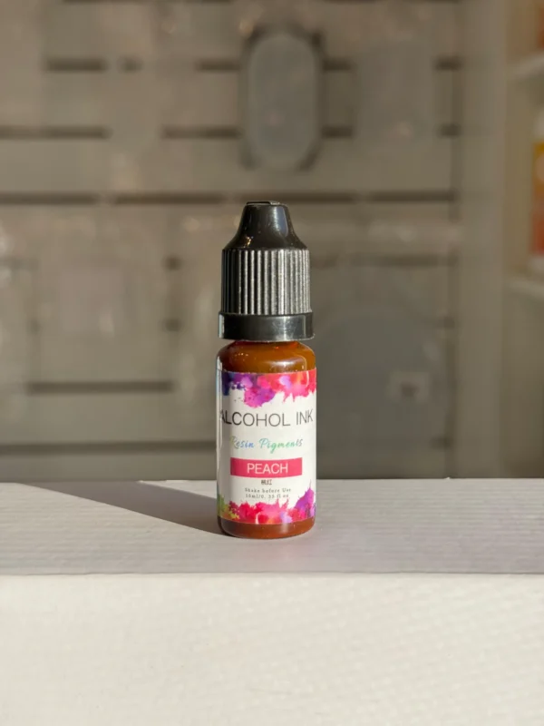 Pigmento-liquido-al-alcohol-10ml-durazno Pigmento Liquido al Alcohol de 10ml DURAZNO - Tinta al Alcohol para Resina Epoxi
