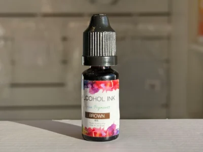 Pigmento-liquido-al-alcohol-10ml-marron Pigmento Liquido al Alcohol de 10ml MARRON - Tinta al Alcohol para Resina Epoxi