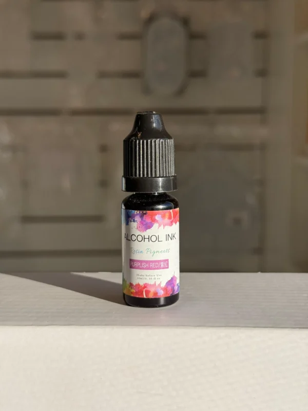 Pigmento Liquido al Alcohol de 10ml ROJO VIOLETA - Tinta al Alcohol para Resina Epoxi