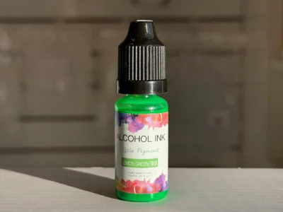 Pigmento-liquido-al-alcohol-10ml-verde-limon Pigmento Liquido al Alcohol de 10ml VERDE LIMON - Tinta al Alcohol para Resina Epoxi