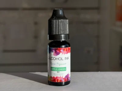 Pigmento-liquido-al-alcohol-10ml-verde-manzana Pigmento Liquido al Alcohol de 10ml VERDE MANZANA - Tinta al Alcohol para Resina Epoxi