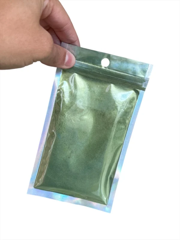 Pigmento perlado 20g VERDE BRONCE - Mica perlada 20gr