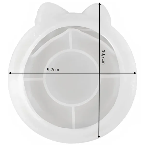 Platico-posa-vaso-con-maño-medidas Molde de silicona posa vaso con moño