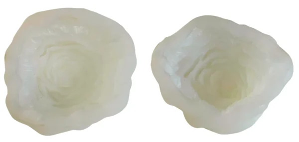 Molde de silicona para vela y yeso Flor peonia 3D chica