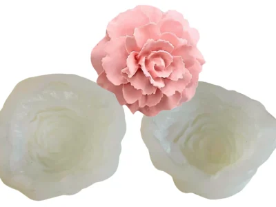 molde-Flor-peonia-chica-muestra Molde de silicona para vela y yeso Flor peonia 3D chica