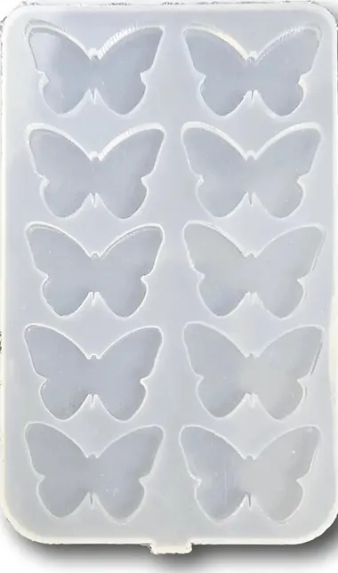 Molde de silicona mini mariposas X10