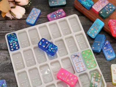 molde-domino-muestra Molde de silicona piezas de domino