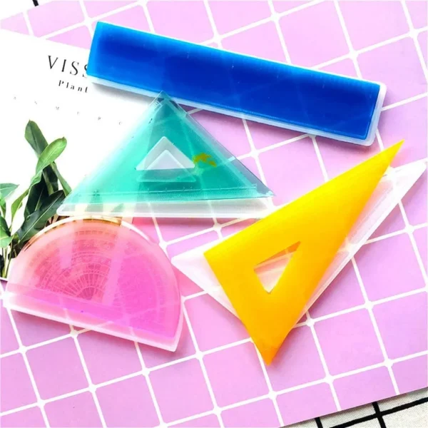 Molde de silicona Juego de Geometría chico