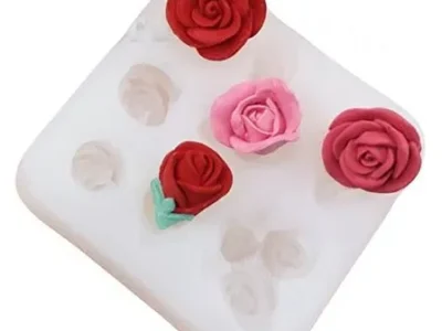 molde-mini-rosas-hojas-x10-muestra Molde de silicona para vela y yeso 10 minis rosas con hojas