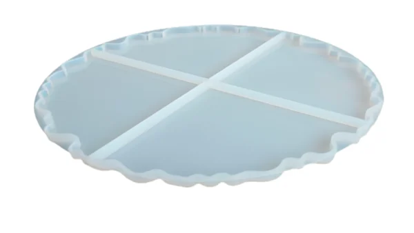 Molde de silicona posa vaso circulo dividido 4 porciones