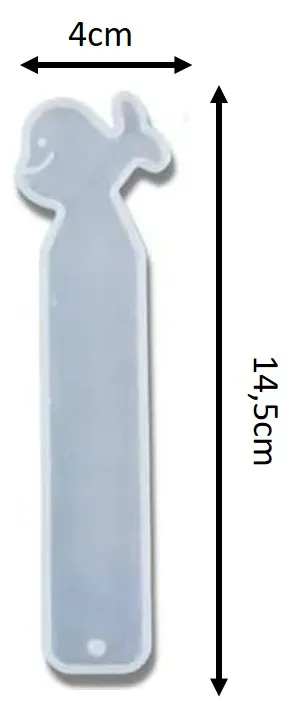 Molde de silicona señalador de pagina ballena
