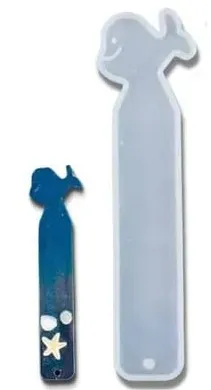 Molde de silicona señalador de pagina ballena