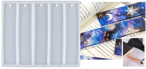 Molde de silicona señaladores de pagina 13cm x5