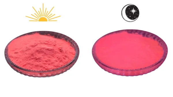 Pigmento Luminiscente 5gr ROJO - Fluorescente ( Brillan en la oscuridad )