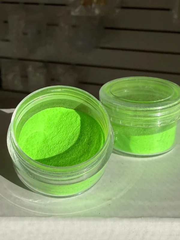 Pigmento Luminiscente 5gr VERDE - Fluorescente ( Brillan en la oscuridad )