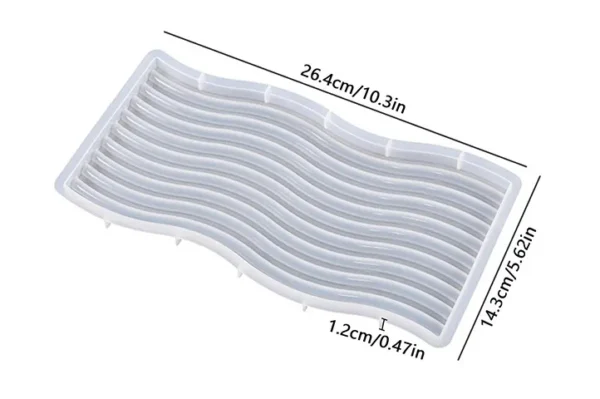 Molde de Silicona para Bandeja con Ondas y Bordes Ondulados 25 cm