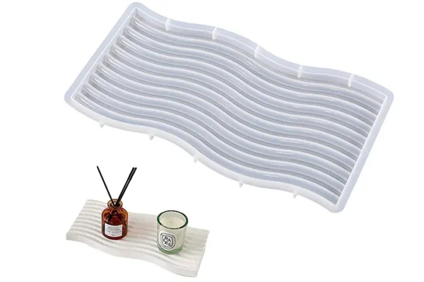 Molde de Silicona para Bandeja con Ondas y Bordes Ondulados 25 cm