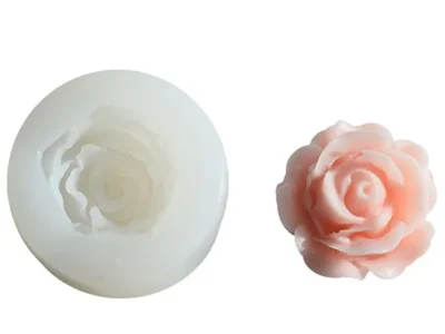 Molde-silicona-mini-rosa Molde de Silicona Mini Rosa para Velas, Yeso y Manualidades