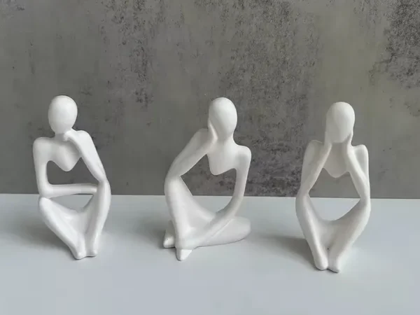 Molde de Silicona Silueta Mujer Pensante para Resina, Yeso, Velas y Cemento