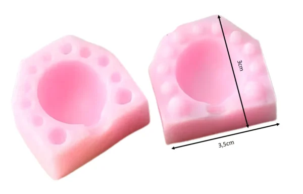 Molde de Silicona Globo Individual Chico 3D para Resina, Velas, Yeso y Manualidades